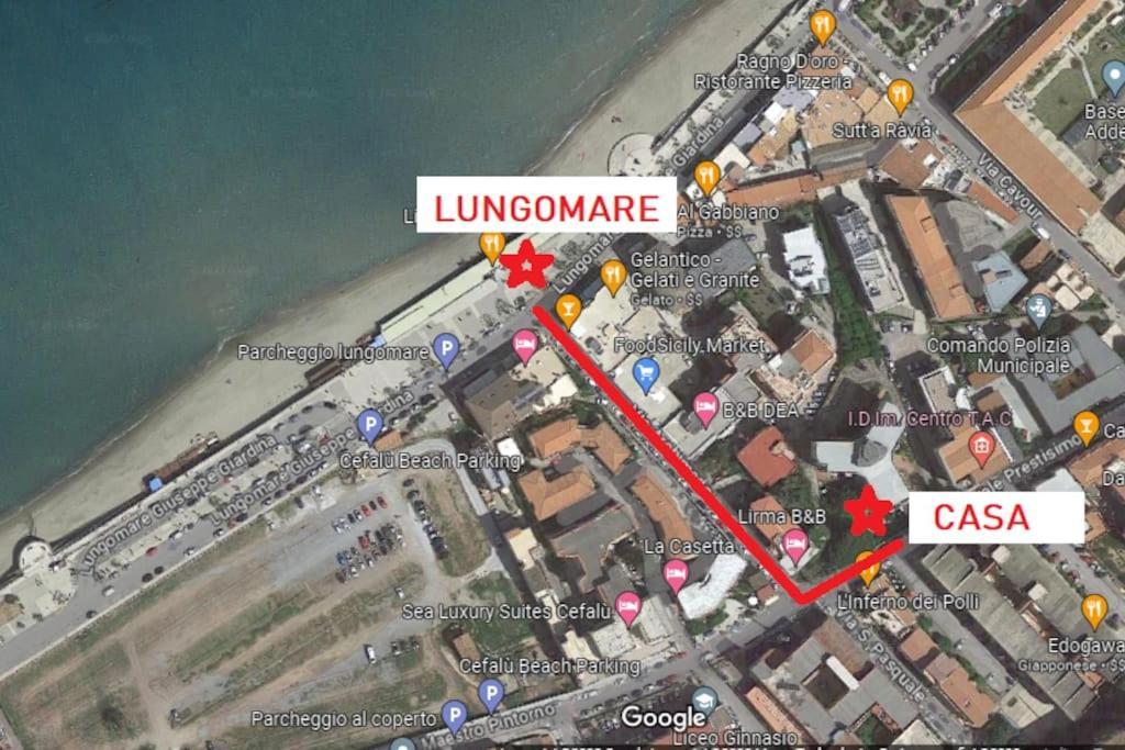 Apartment New Sea House Vicino La Spiaggia Del Lungomare Cefalu
